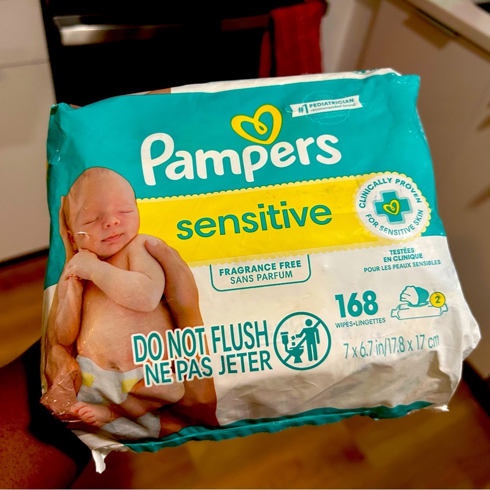 Baby Wipes (3 pack) NWT 168 Count.